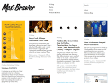 Tablet Screenshot of maxbrawer.com